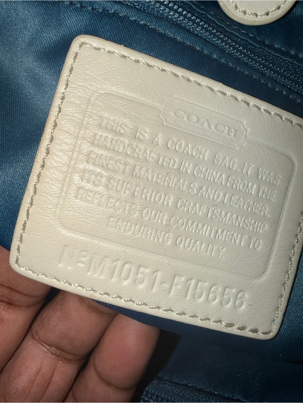 Coach Beige and Yellow Signature Shoulder Bag
